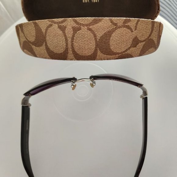 COACH ANASTASIA SUNGLASSES WITH CASE AND CLEANING RAG - Picture 6 of 9